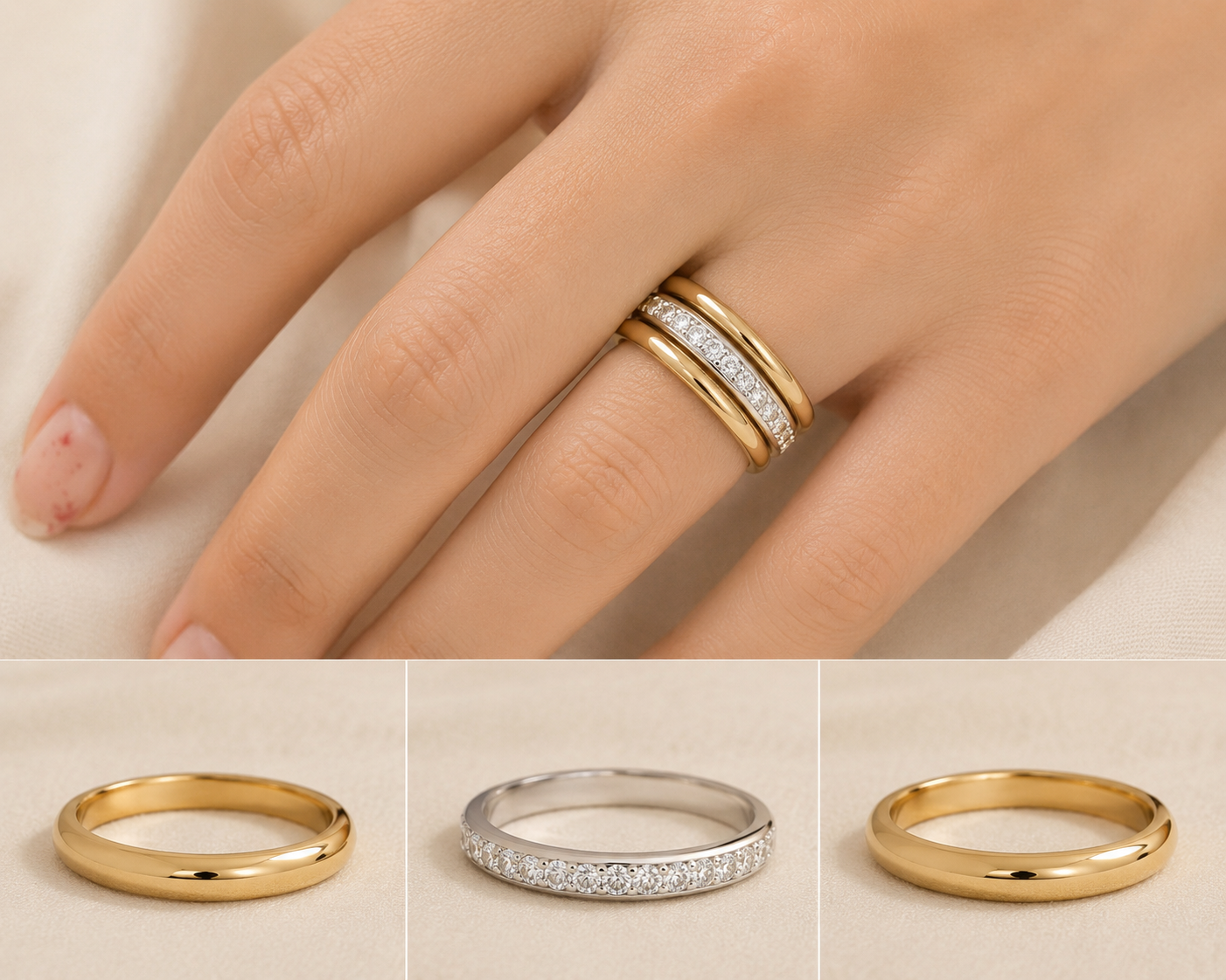 Celestial Stack Ring Set