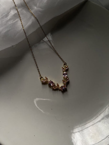 Rosé Vine Necklace