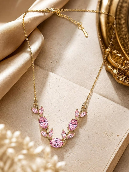 Rosé Vine Necklace